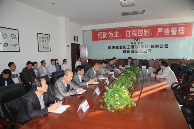 建設集團副總經理王明智蒞臨掘進公司振精神指方向