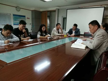 地基分公司迅速傳達學習建設集團干部大會精神