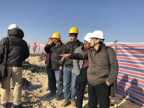 天工公司土建一部戰天斗地施工酣 “雙特百億”沖在前