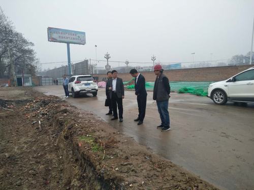 渭南市臨渭區副區長楊宇英蒞臨禮悅閣項目現場排憂解難