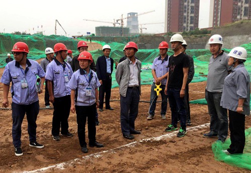 大秦置業公司：藍山水岸項目基坑驗槽順利推進