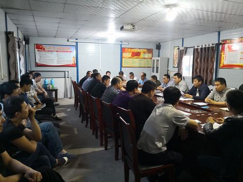 陜煤建設礦建二公司冶坪項目部：誓師大會提氣勢  勞動競賽揭序章