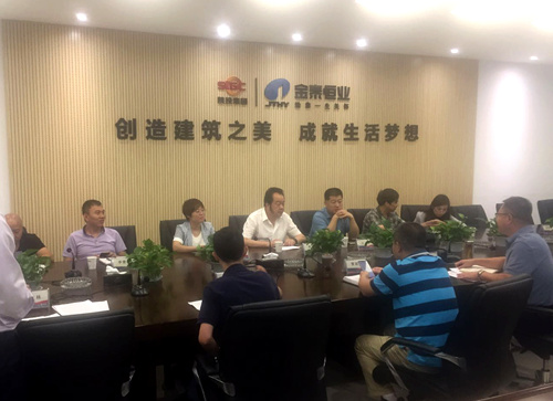 王寧帶隊(duì)赴金泰恒業(yè)房地產(chǎn)公司對標(biāo)交流