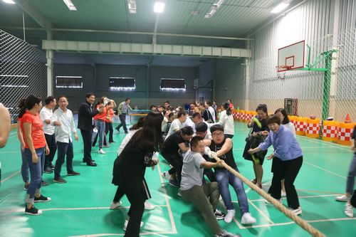 陜煤建設天工、設計、大秦置業、咸陽公司聯合舉辦迎國慶 “拔河”聯誼賽