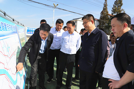 漢中市委書記王建軍視察陜煤建設漢中分公司金華路項目