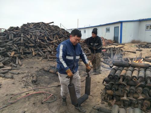 陜煤建設(shè)掘進公司：曹家灘項目部“降本增效”從修舊利廢做起