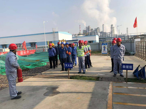 陜煤建設天工公司土建六部高質量抓好蒲城清潔能源生產緩沖池工程施工管理