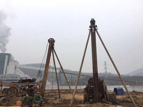 陜煤建設銅川公司麟北電廠樁基工程順利完成