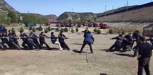 陜煤建設韓城分公司基層項目部“慶五一”好戲連臺