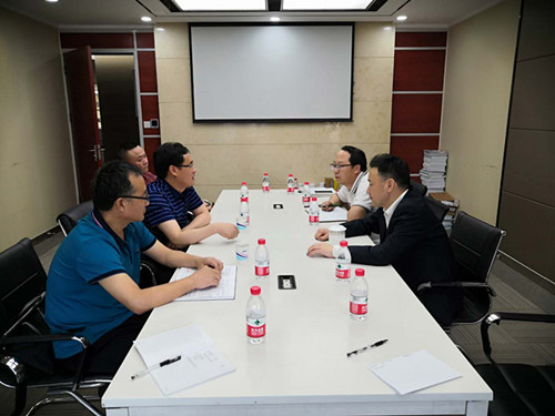 陜煤建設物資公司一行回訪中建材四川西南水泥有限公司