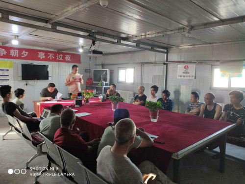 陜煤建設機電安裝公司曹家灘項目部：集思廣“意” 企業發展大家談