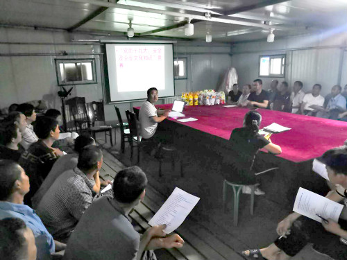 陜煤建設機電安裝公司陜北黨支部:十九大精神進班組