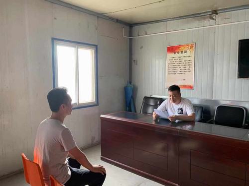 陜煤建設礦建二公司主題教育專題調研沉入基層