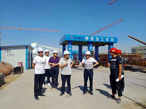 楊讓順深入榆北小保當、曹家灘施工現場檢查指導工作