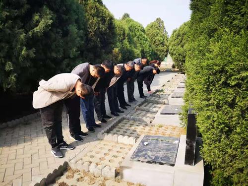 陜煤建設澄合分公司各項目部積極行動開展英烈紀念活動