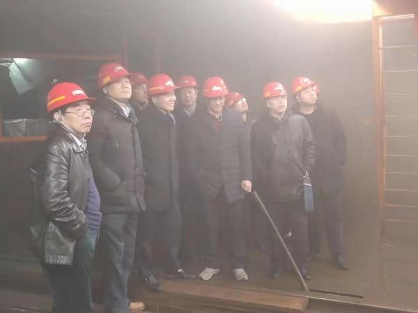 公司領導楊讓順蒞臨陜煤建設礦建二公司王峰項目部檢查指導工作