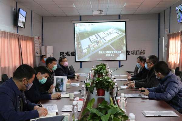 公司領(lǐng)導侯本英、楊讓順一行深入渭南分公司南京金龍項目檢查復工及防疫工作