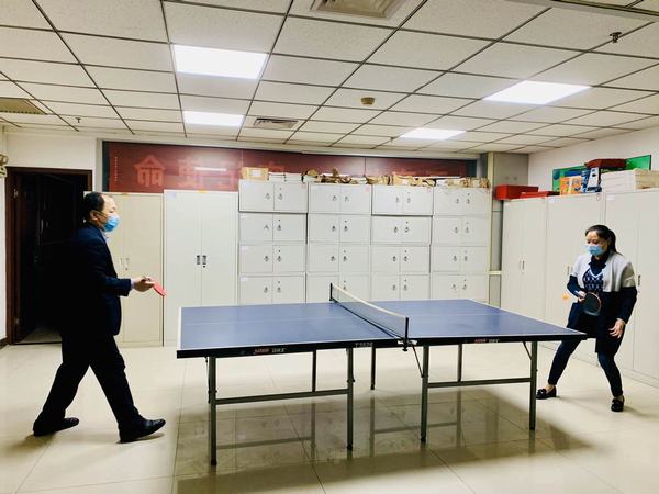 陜煤建設礦建二公司員工釋放正能量燃燒卡路里