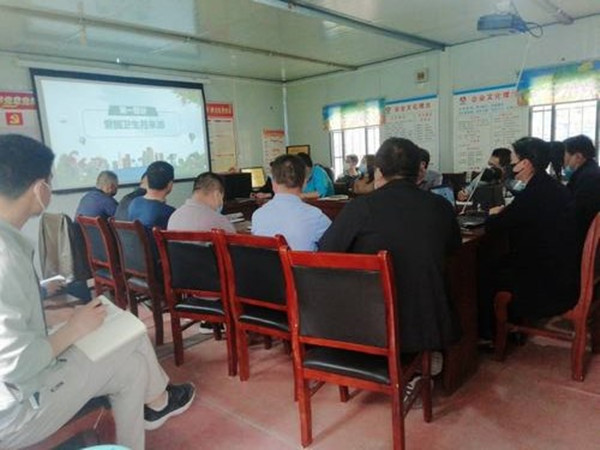 陜煤建設澄合分公司基層宣講“防疫有我，愛衛同行”