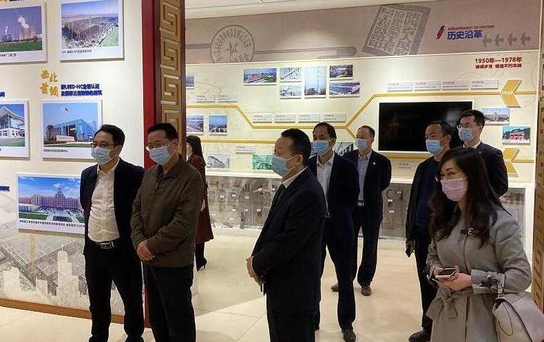 贠公法一行赴陜西建工總公司對標學習