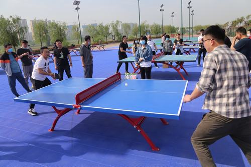 陜煤建設咸陽分公司開展“慶五一”乒乓球、跳繩比賽主題活動