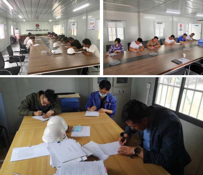 陜煤建設綠宇公司“逢查必考”、“逢會必考” 提升全員安全素質