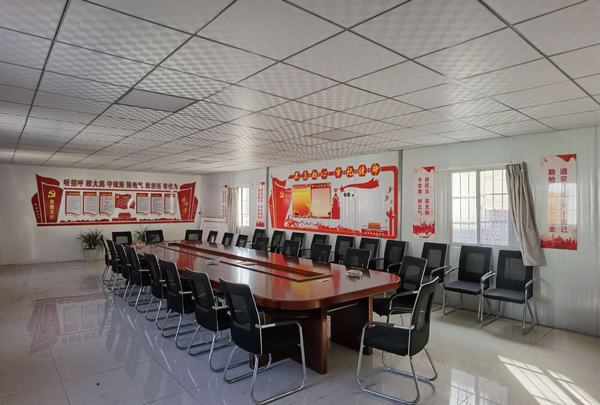 陜煤建設礦建二公司車村項目部勁吹文化風