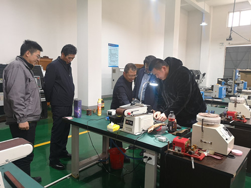 陜煤建設機電安裝公司赴技校調研人才培養