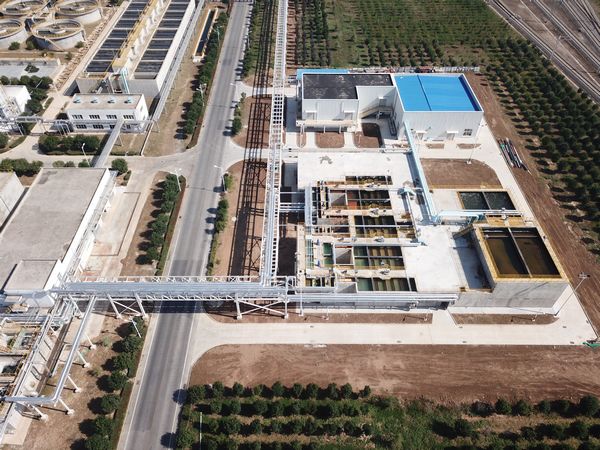 陜煤建設天工公司承建的蒲潔能化回用水站外排水提標綜合改造項目獲 “安全文明”工地殊榮