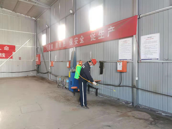 陜煤建設澄合分公司第一機電安裝隊疫情防控不減壓 復工復產再加速