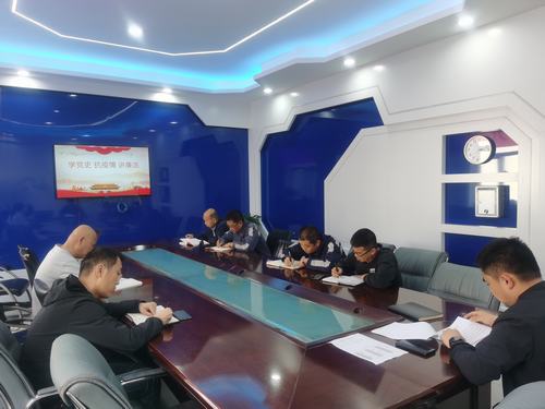 陜煤建設洗選煤運營公司紅柳林洗煤廠項目部：開展“學黨史 抗疫情 講廉潔”主題黨日