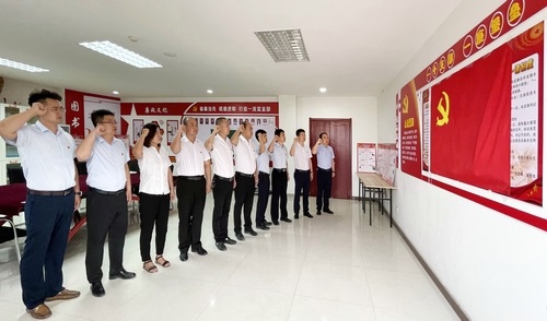 陜煤建設洗選煤運營公司：莊嚴重溫入黨誓詞 共迎建黨百年華誕