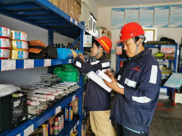 陜煤建設洗選煤運營公司澄合山陽運營項目部：物資儲備把緊關，安全生產有保障
