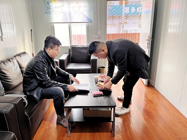 陜煤建設渭南分公司第十一項目部多舉措做好農(nóng)民工工資發(fā)放工作