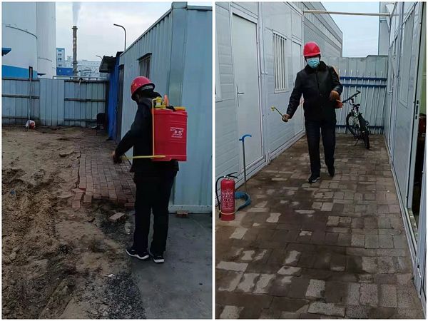 陜煤建設天工公司土建二部：疫情防控不松懈，安全生產不打烊