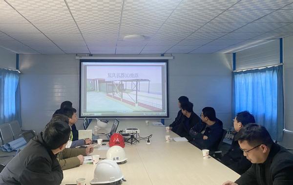 陜煤建設銅煤公司利用BIM技術指導真石漆施工