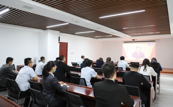 陜煤建設(shè)洗選煤運(yùn)營公司組織觀看慶祝中國共青團(tuán)成立100周年大會(huì)