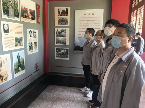 陜煤建設韓城分公司土建二項目部：紅色教育基地講黨課 讓黨員教育“走新”更“走心”