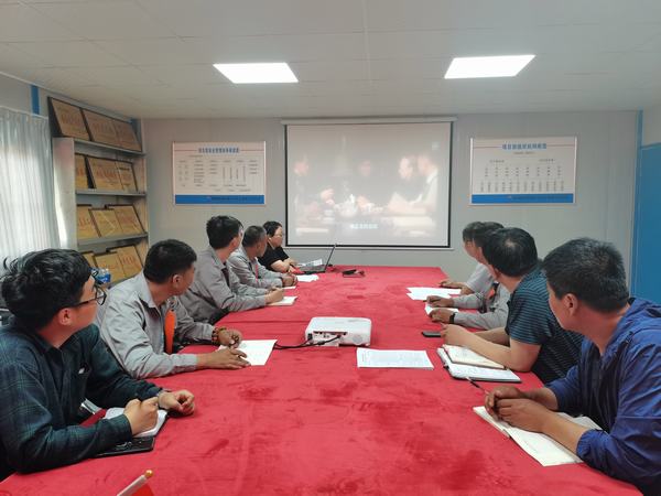 陜煤建設韓城分公司土建九項目部把好“清風”關