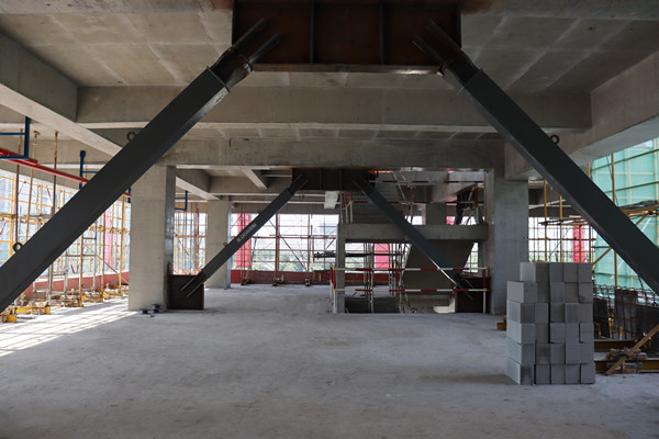 陜煤建設咸陽分公司灃西新城第五學校項目持續推進新技術應用