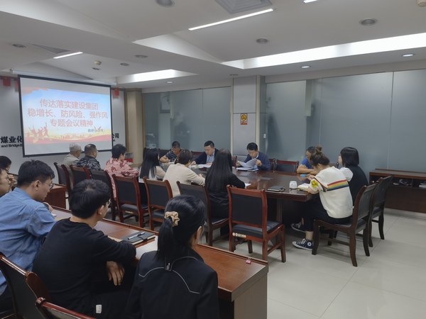 陜煤建設(shè)各單位傳達(dá)落實(shí)建設(shè)集團(tuán)穩(wěn)增長、防風(fēng)險(xiǎn)、強(qiáng)作風(fēng)工作部署會(huì)議精神