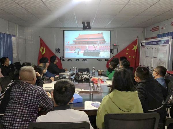 陜煤建設(shè)天工公司機電安裝第一黨支部開展 “喜迎二十大盛會，嚴(yán)抓安全生產(chǎn)”主題黨日活動