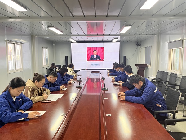 陜煤建設渭南分公司第十一項目部在學習貫徹黨的二十大精神中凝聚奮進力量