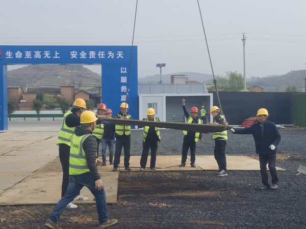 陜煤建設天工公司土建第一項目部承建的漢陰縣實驗中學二期建設工程項目現場啟動儀式正當時