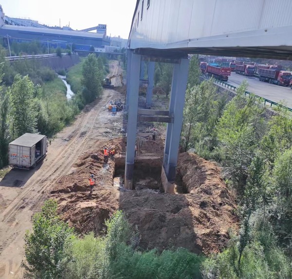 陜煤建設洗選煤運營公司檸條塔運營項目部:降雨來襲,守護平安夜色!