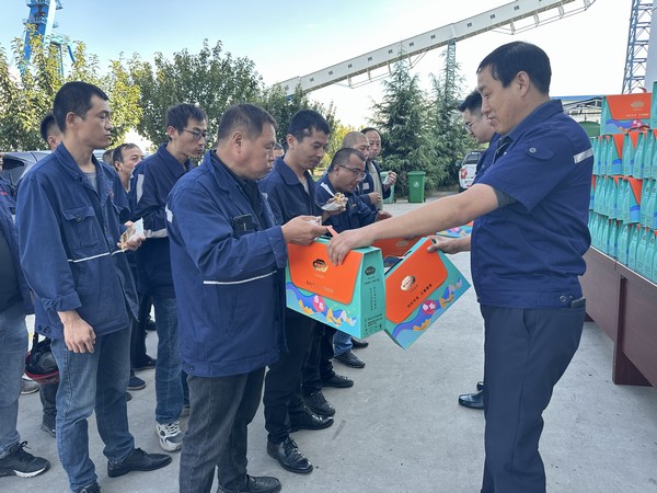 陜煤建設洗選煤運營公司澄合山陽運營項目部:中秋月圓齊歡慶,溫情關懷暖人心