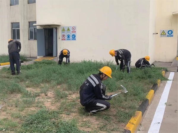 陜煤建設洗選煤運營公司神渭首端運營項目部： 美化環境 煥然一新 打造衛生標準化