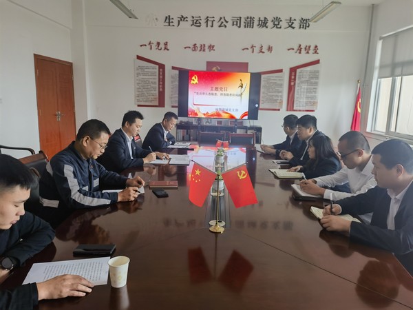 陜煤建設(shè)洗選煤運(yùn)營公司神渭蒲城運(yùn)營項(xiàng)目部： 開展“黨員帶頭查安全 排查隱患防風(fēng)險(xiǎn)”主題黨日活動(dòng)