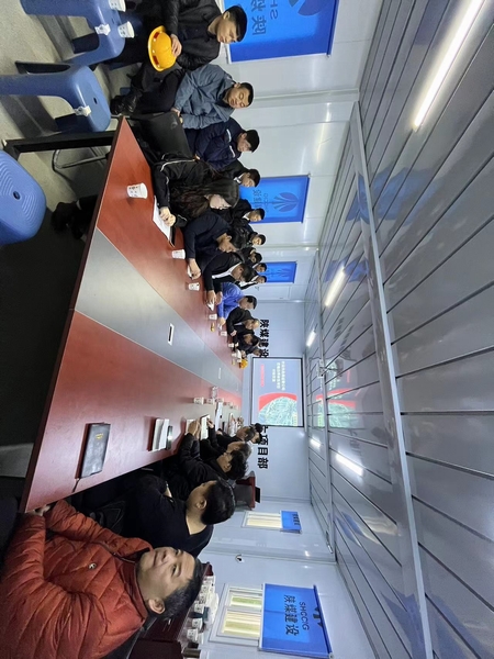 陜煤建設(shè)洗選煤運營分公司蒞臨渭南分公司白樺林悅項目對標交流