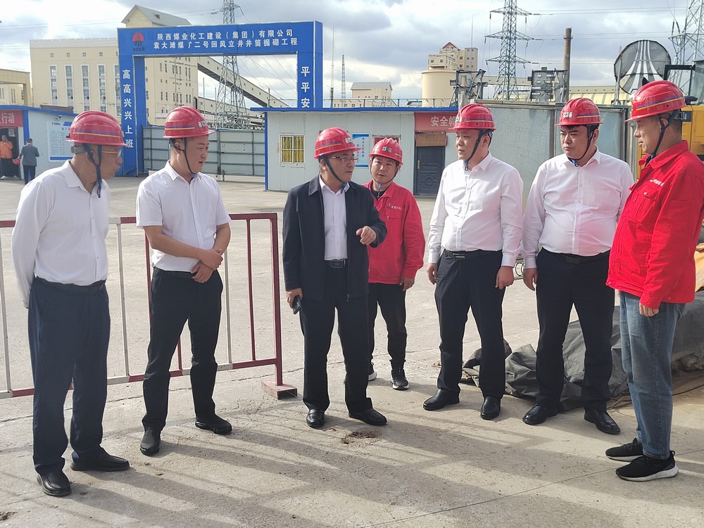 王明智深入陜北片區(qū)在建項目檢查指導(dǎo)工作